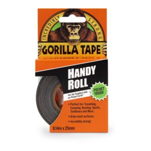 Gorilla Tape Black Handy Roll 25mm x 9.14mt