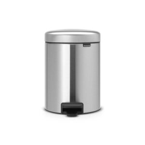 Brabantia NEWICON Pedal Bin 5Lt Matt Steel