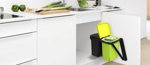Brabantia Built-In Waste Separator 2x10Lt Black/Green - Image 4