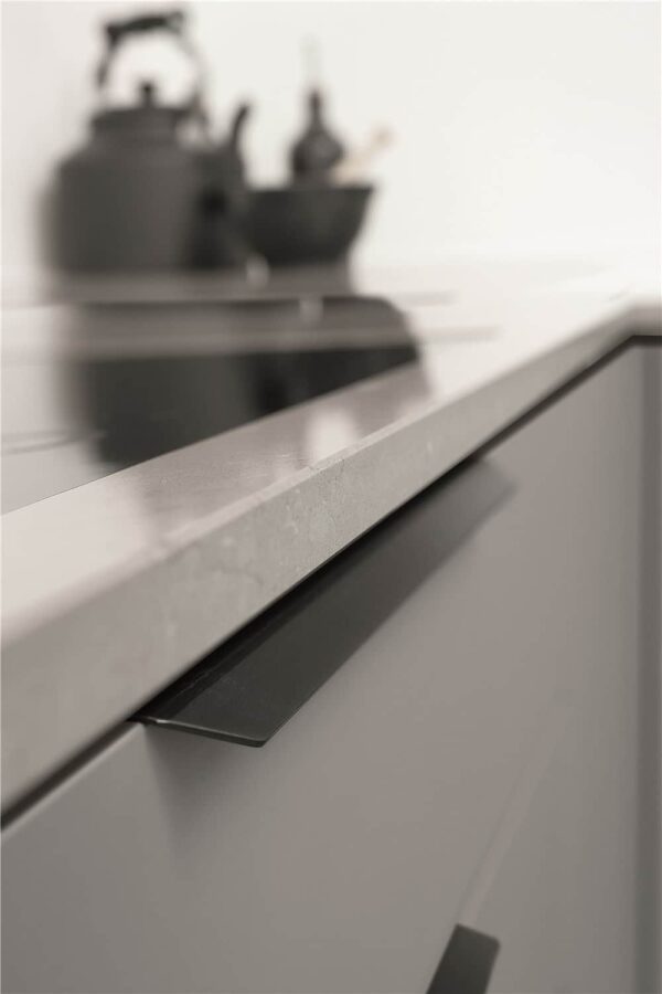 Furnipart BLAZE2 Furniture Handle 350mm Aluminium Matt Black - Image 2