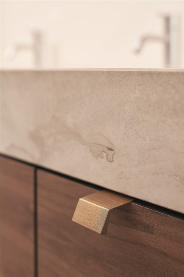 Furnipart BENCH Furniture Handle 40mm Brushed Brass - Image 2