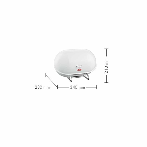 Wesco BREADBOY Single Breadbin Warm Grey - Image 5