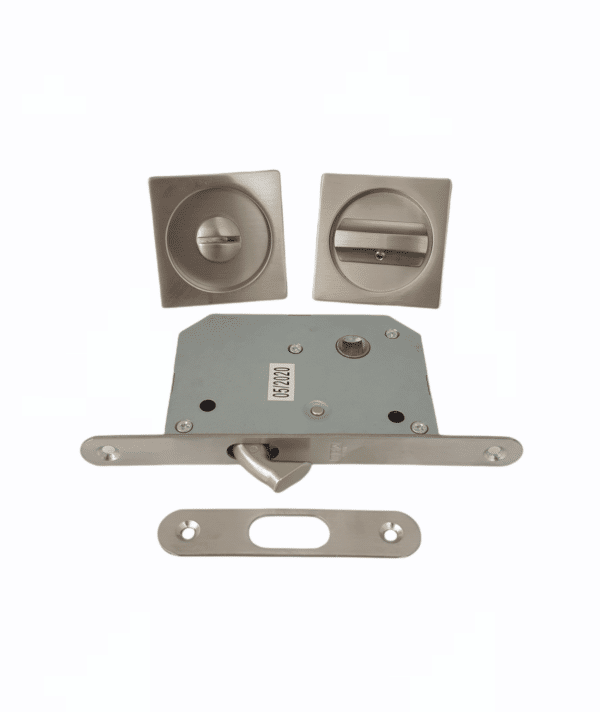 Mha Bathroom Sliding Door Thumbturn Kit Brushed Stainless Steel - Image 3