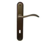 Forme-P VALENCIA Door Handle on Plate Bronze