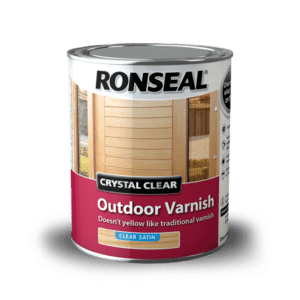 Ronseal Crystal Clear Outdoor Varnish Satin 250M