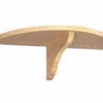Dolle PUR Half Round Shelving Kit 435x180x16mm Light Wood