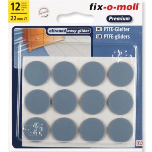 Fix-O-Moll Easy Gliders Self Adhesivedh 22mm Pack of 12