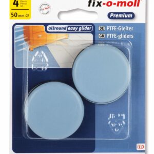 Fix-O-Moll Easy Gliders Self Adhesivedh 50mm Pack of 4