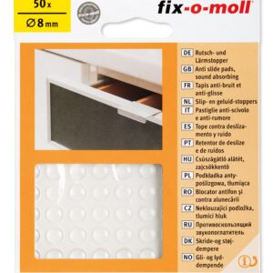 Fix-O-Moll Anti Slide Pad 08mm Clear Pack of 50
