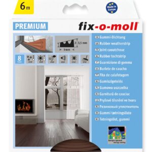 Fix-O-Moll Sealant Tape E-Profile 6m Brown