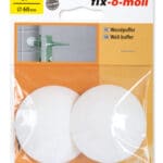 Fix-O-Moll Door Bumper 60mm White Pack of 2