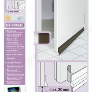 Fix-O-Moll Draught Excluder PVC 1m Brown