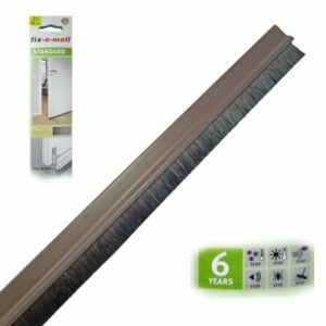 Fix-O-Moll Draught Excluder WithBrush 1m Brown
