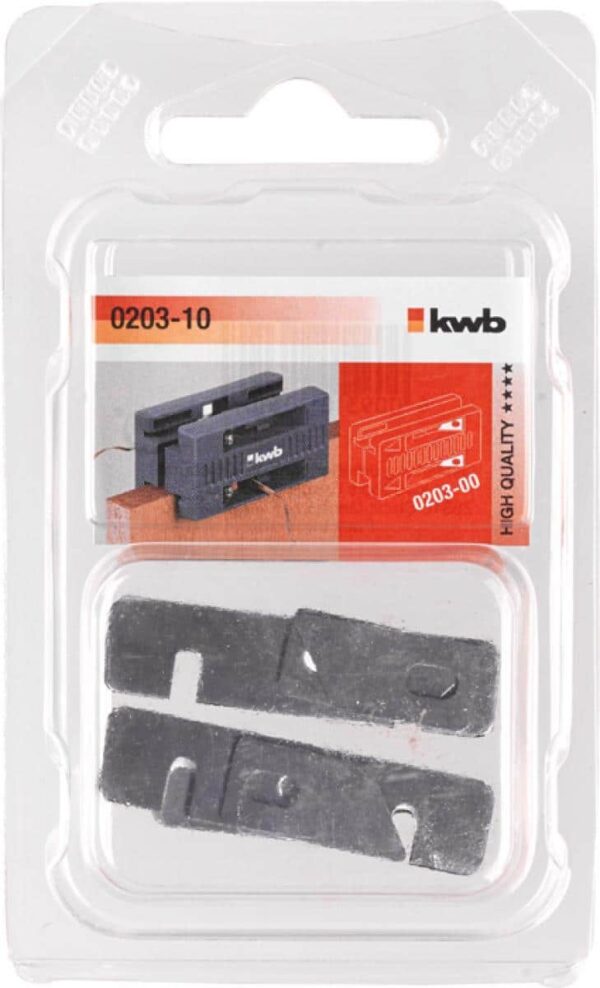 Kwb Double Edge Trimmer Spare Blade Set - Image 2
